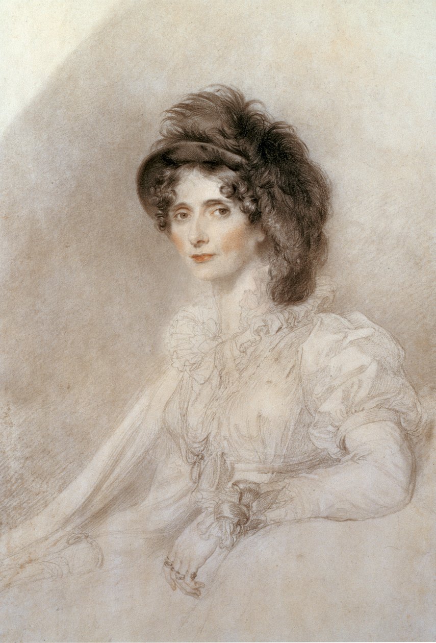 Portrett av Elizabeth, hertuginne av Devonshire, 1816 av Thomas Lawrence