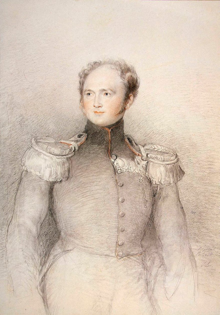 Portrett av keiser Alexander I 1777-1825, 1818. av Thomas Lawrence