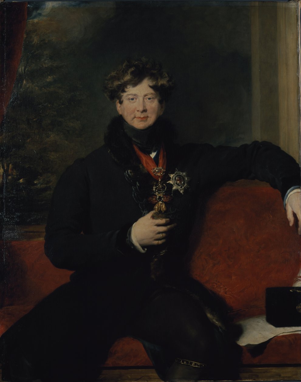 Portrett av George IV (olje på lerret) av Thomas Lawrence