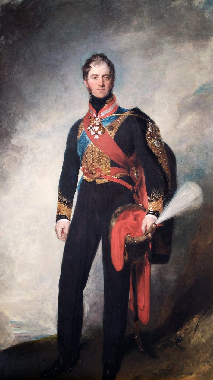 Portrett av Henry William Paget, 1st Marquess of Anglesey, britisk soldat, 1818. av Thomas Lawrence