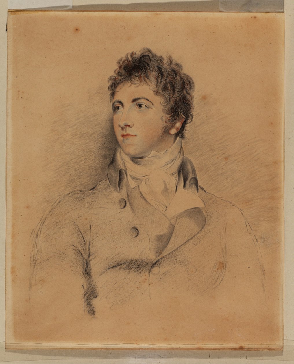 Portrett av Isaac Cuthbert (blyant på papir) av Thomas Lawrence