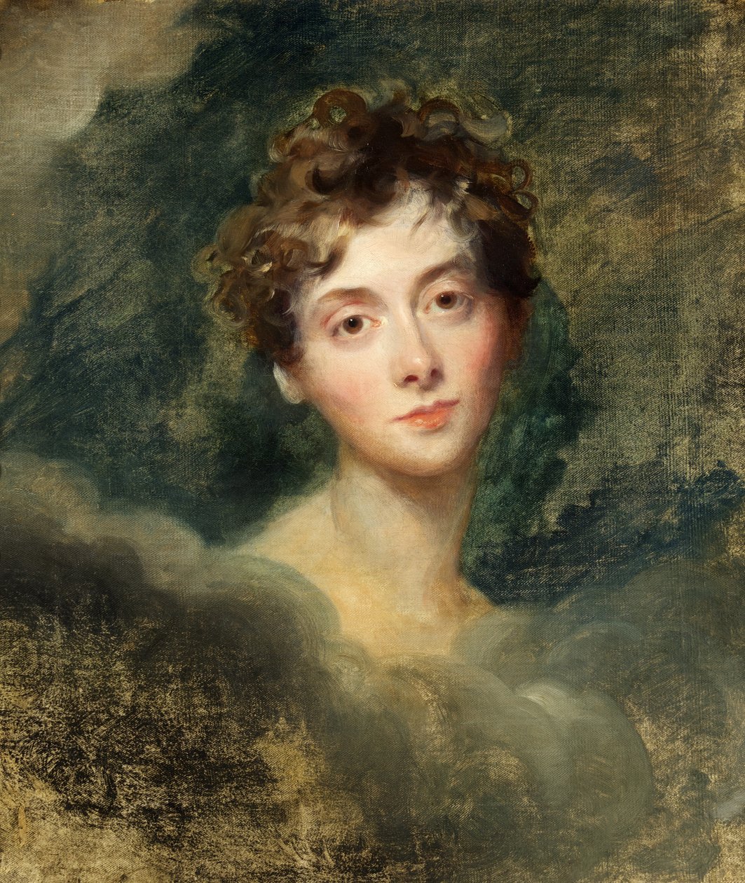 Portrett av Lady Caroline Lamb (1785-1828) ca. 1827 (olje på lerret) av Thomas Lawrence