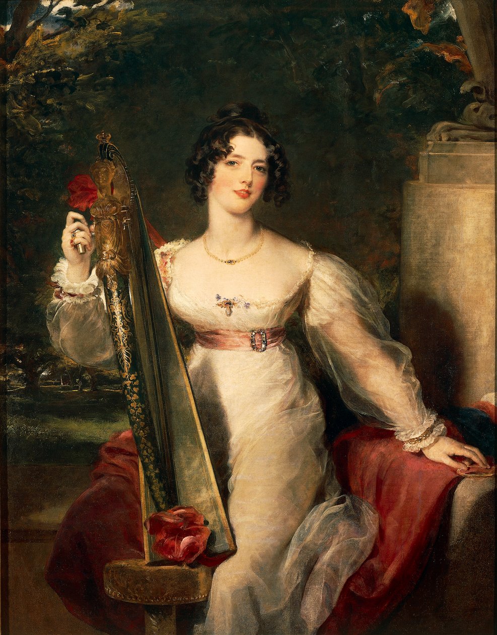 Portrett av Lady Elizabeth Conyngham, av Sir Thomas Lawrence (1769-1830) av Thomas Lawrence
