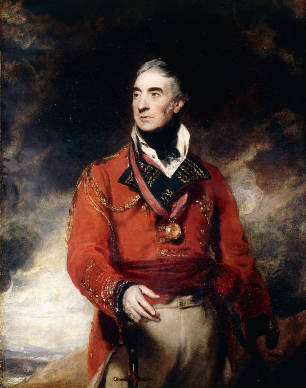 Portrett av generalløytnant Sir Thomas Graham, K.B., senere 1. baron Lynedoch av Thomas Lawrence
