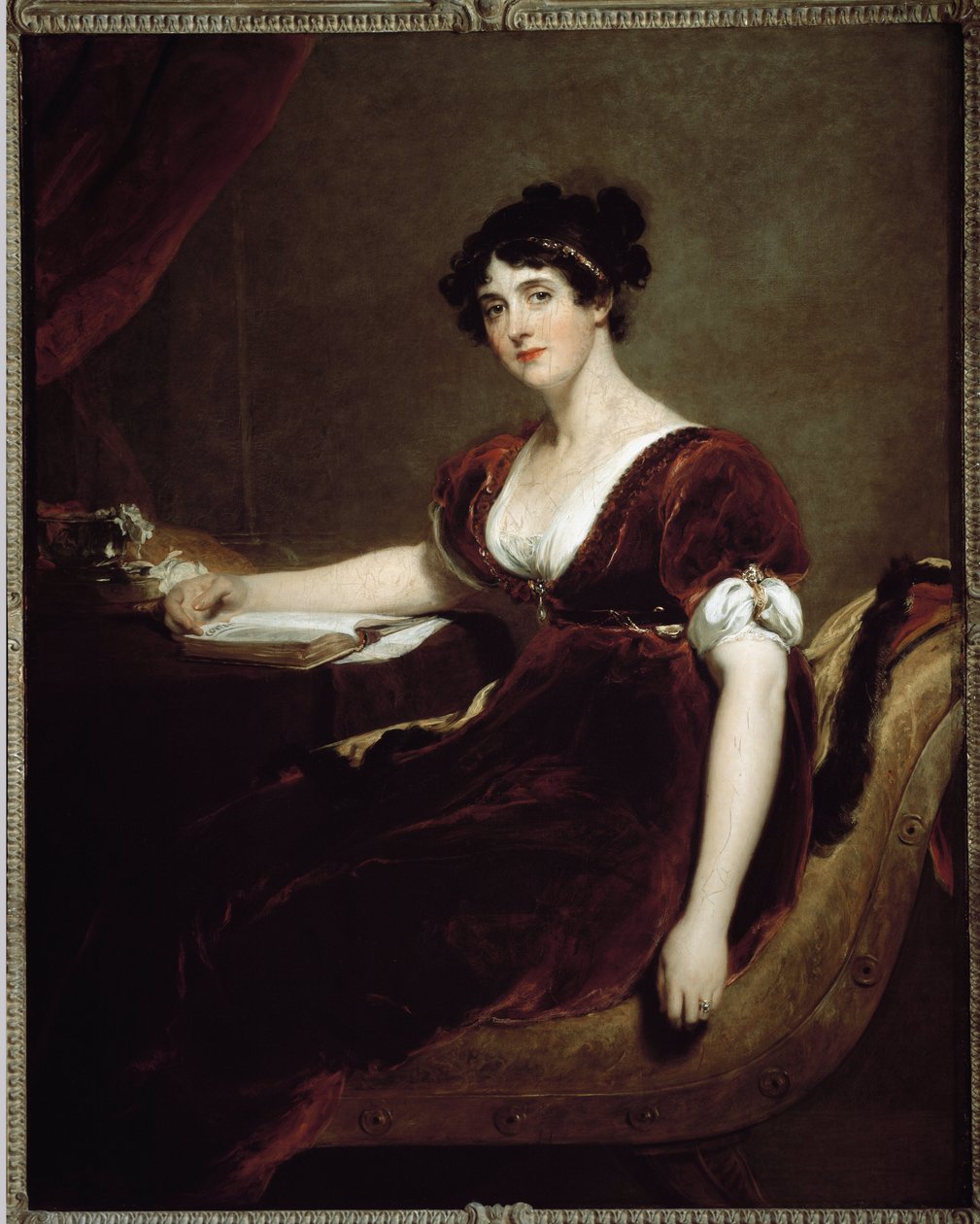 Portrett av Madame Isaac Cuthbert (olje på lerret av Thomas Lawrence