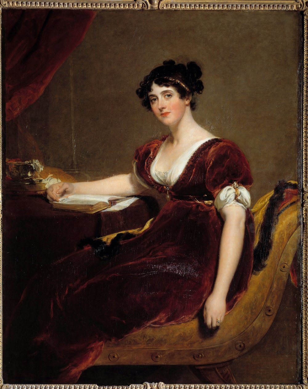 Portrett av Madame Isaac Cuthbert. Maleri av Sir Thomas Lawrence (1769 - 1830) av Thomas Lawrence