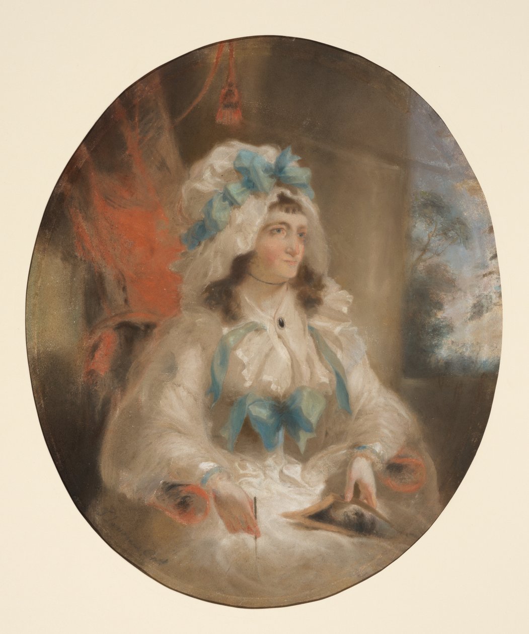 Portrett av frøken Mary Hartley av Thomas Lawrence