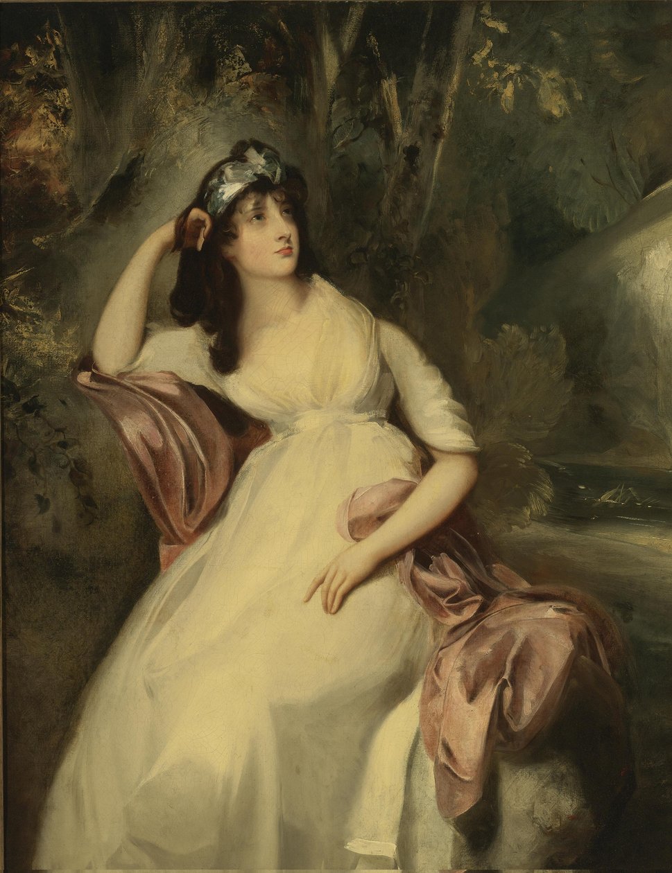 Portrett av Sally Siddons 1775-1803 av Thomas Lawrence