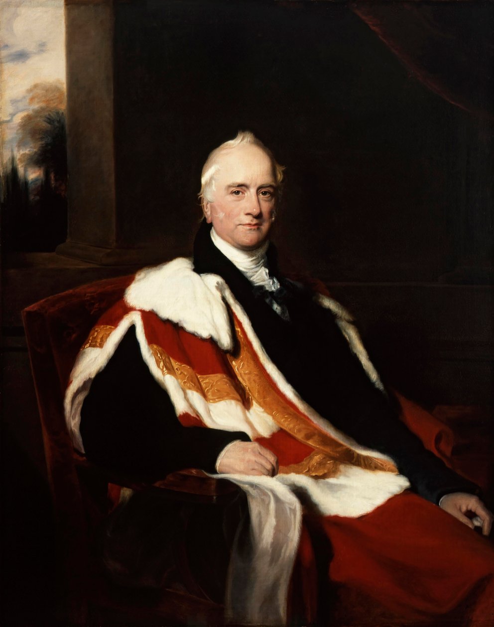 Portrett av Sir Nicholas Vansittart, 1st Baron Bexley, 1825. av Thomas Lawrence