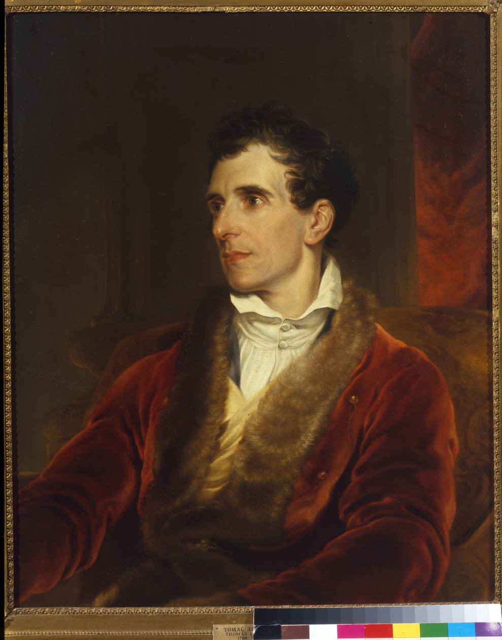 Portrett av billedhuggeren Antonio Canova, sent på 1700-tallet (olje på lerret) av Thomas Lawrence