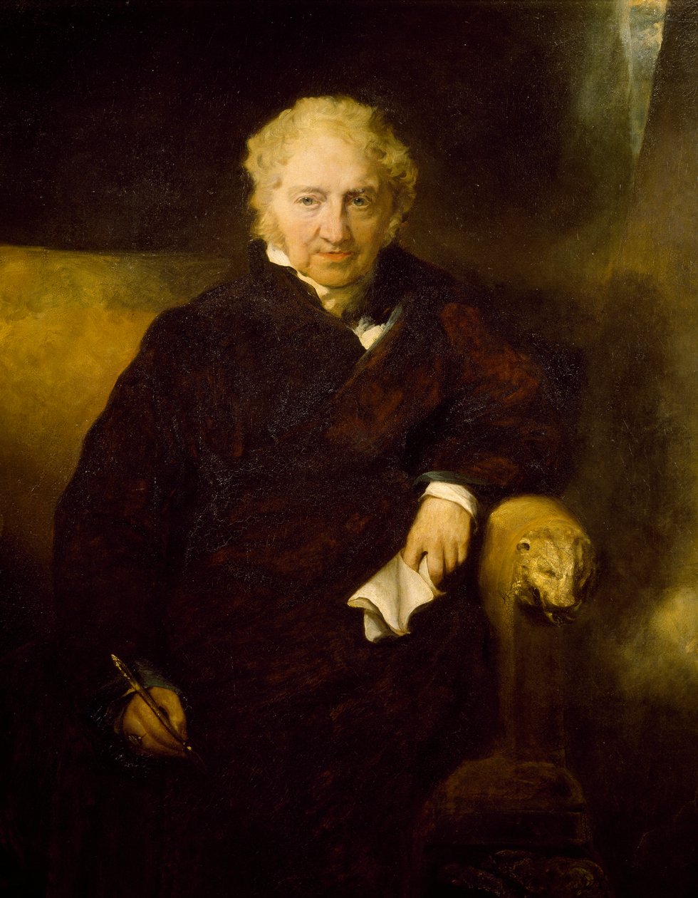 Portrett av maleren Johann Heinrich Fussli, av Thomas Lawrence (1769-1830), olje på lerret av Thomas Lawrence