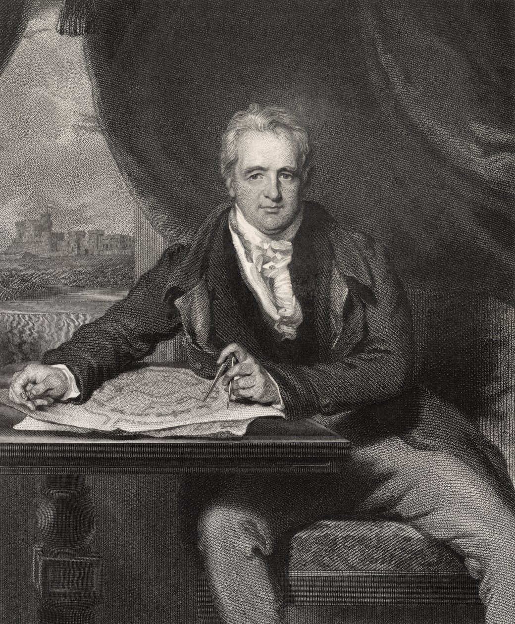 Sir Jeffry Wyatville, gravert av H. Robinson, fra 