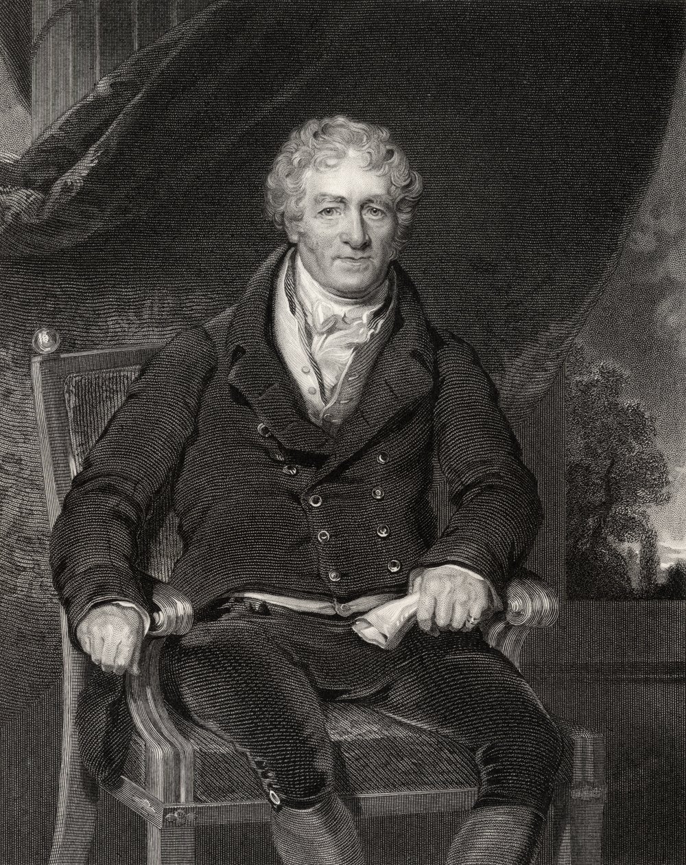 Sir Robert Peel, gravert av H. Robinson, fra 