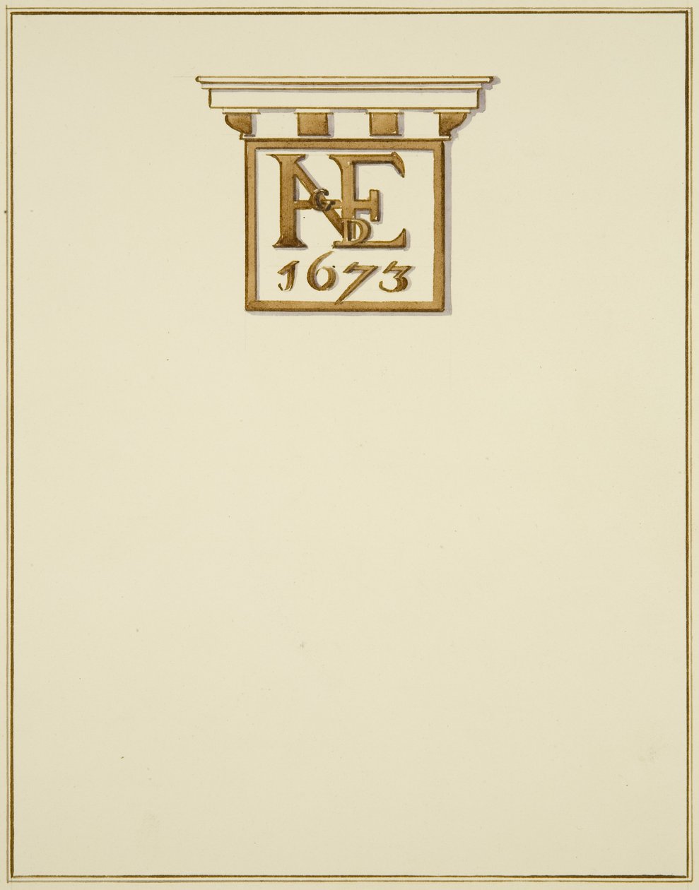 Frise av skorstein i gammelt hus av Thomas Leeson the Elder Rowbotham