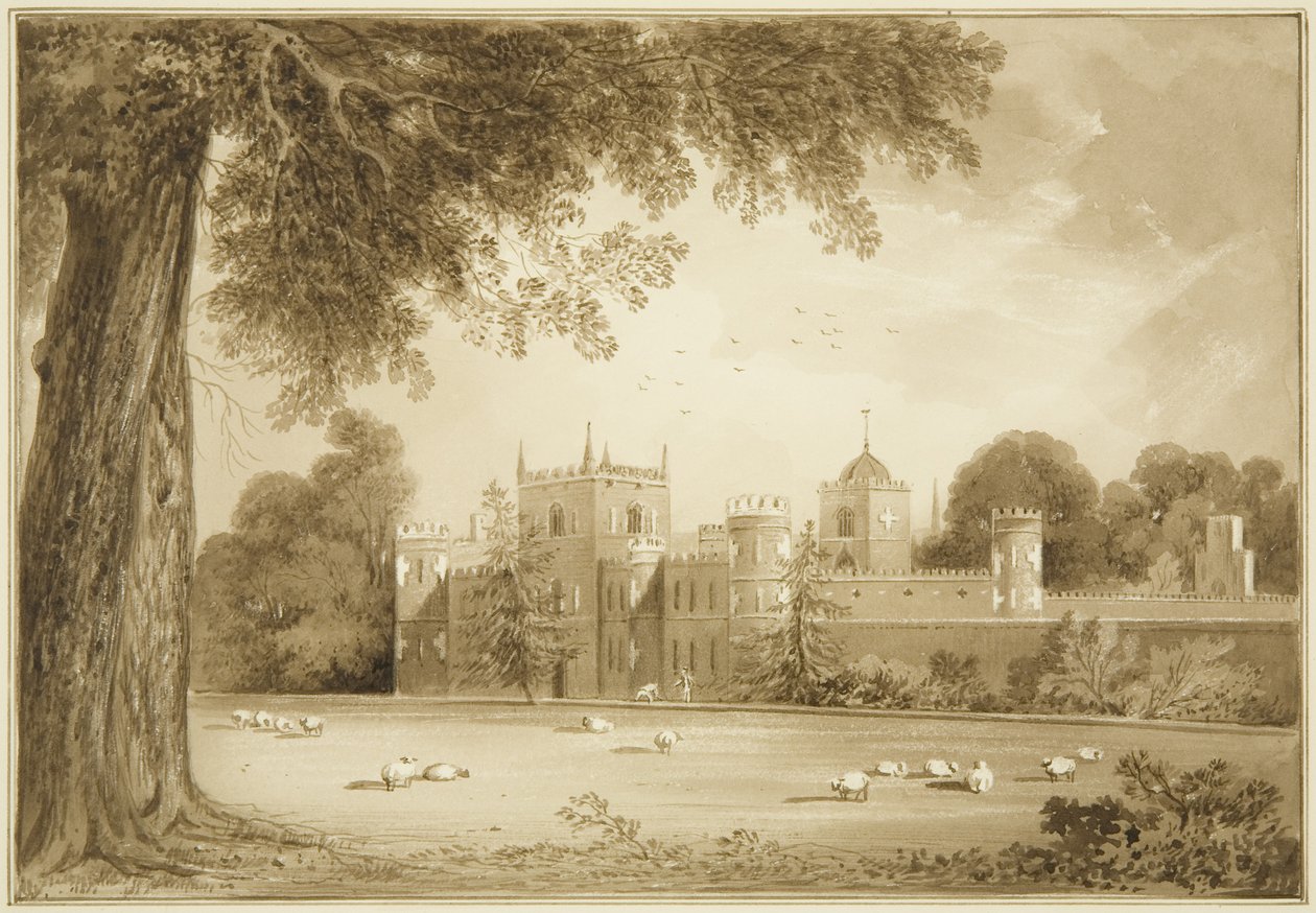 Old Stabling (the Black Castle) av kobberslagg bygget av Mr. Reeve ved Arno