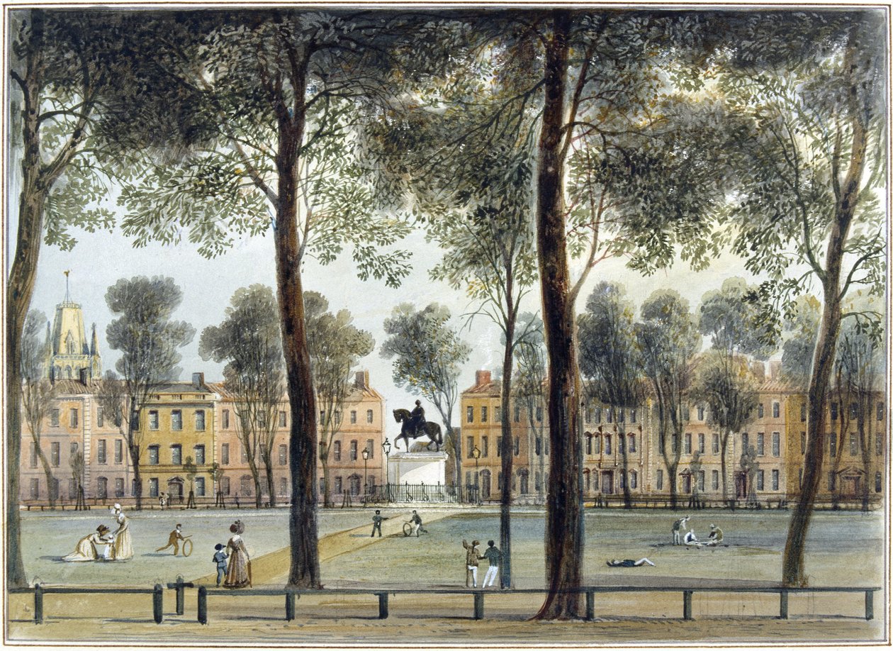 Queen Square, ser sør-øst av Thomas Leeson the Elder Rowbotham