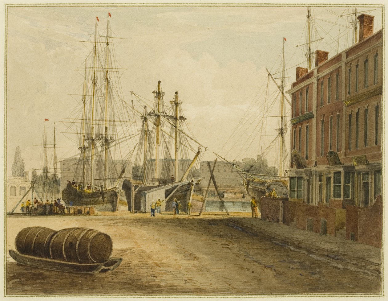 Sørenden av Prince's Street av Thomas Leeson the Elder Rowbotham