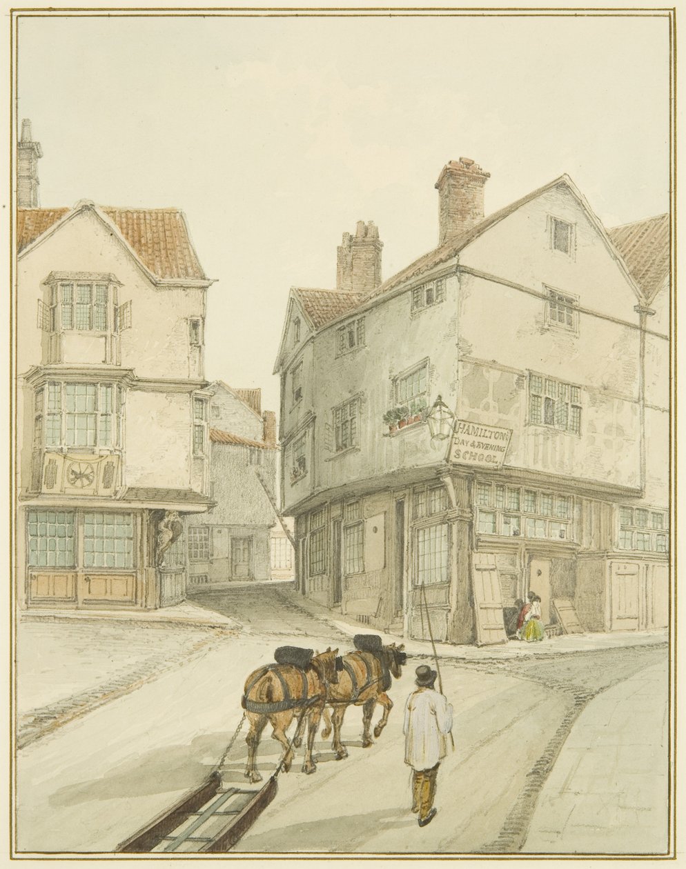Hjørnet av Castle Green av Thomas Leeson the Elder Rowbotham