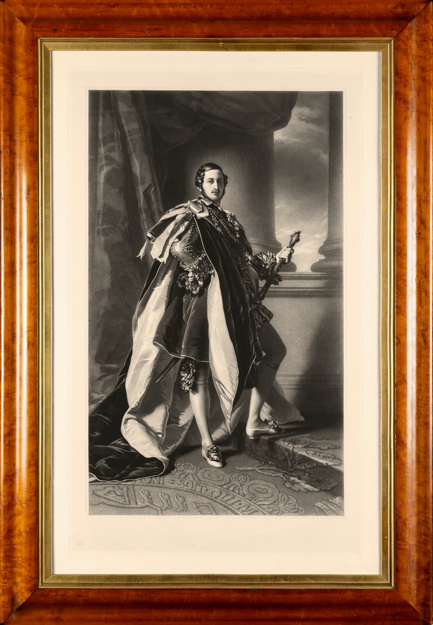 Hans Kongelige Høyhet Prinsgemalen (mezzotint) av Thomas Lewis Atkinson