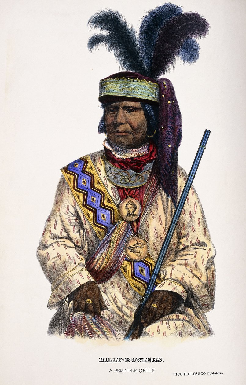 Billy-Bowlegs, A Seminole Chief, 1899 av Thomas Loraine McKenney
