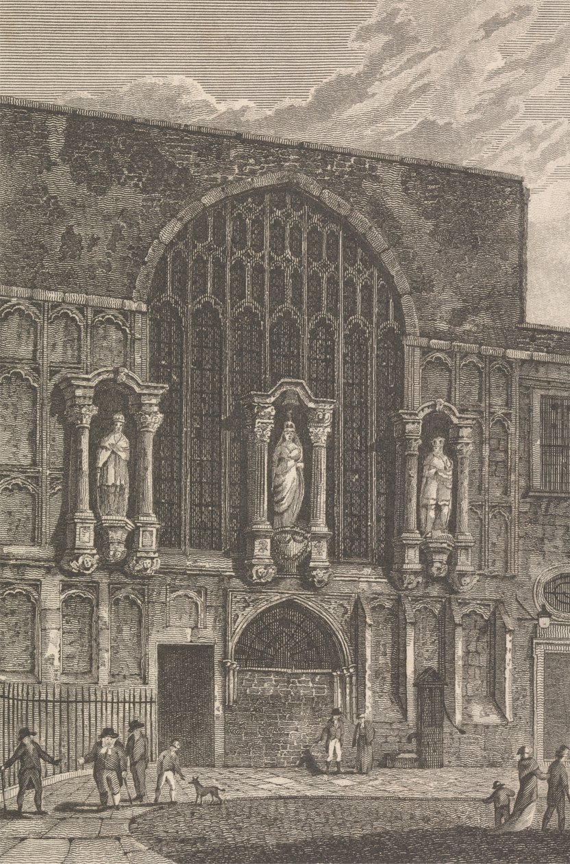 Utsikt over kapellet St. Magdelen, Guildhall av Thomas Lord Busby
