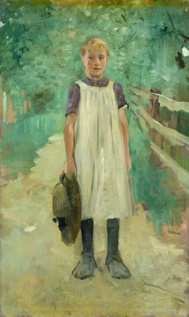 En bondejente, 1895 av Thomas Ludwig Herbst
