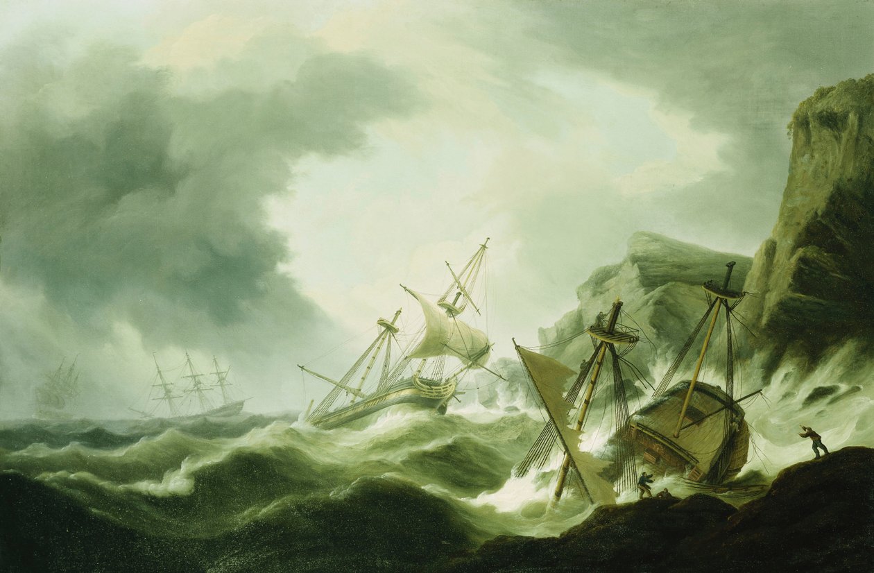 Et forlis, av Thomas Luny