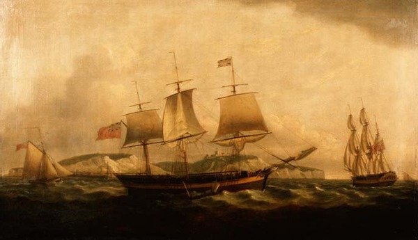 Frakt fra Dover av Thomas Luny