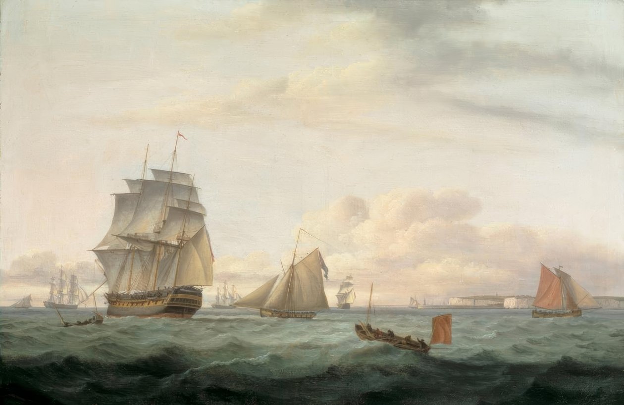 Frakt fra Ramsgate havn av Thomas Luny