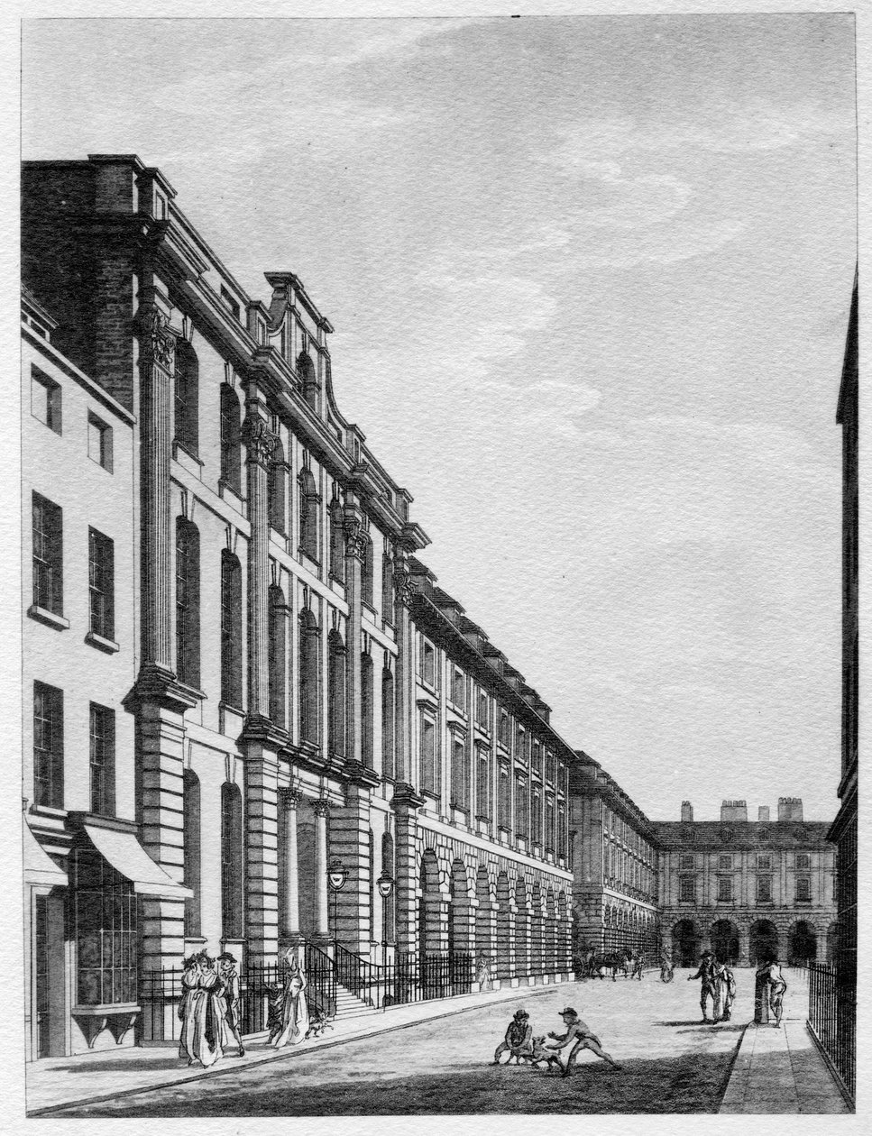Covent Garden, 1796 av Thomas Malton Jnr.