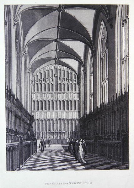 New College Chapel av Thomas Malton Jnr.