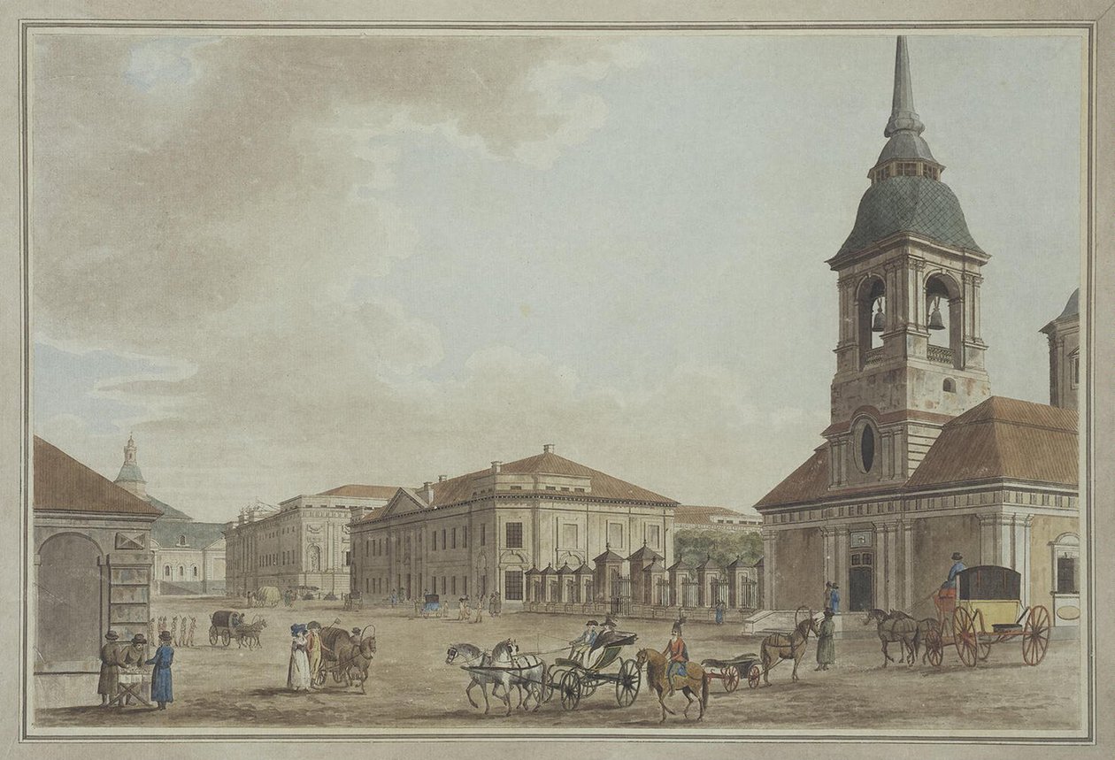 Liteyny Avenue i St. Petersburg, 1790 av Thomas Malton the Elder