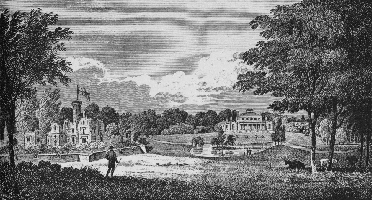 Paviljongen, Hans Place, Chelsea, c1810 1911 av Thomas Mann Baynes