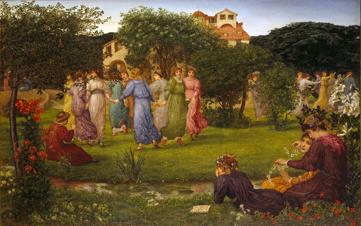 De dansende jentene, 1882 av Thomas Matthews Rooke