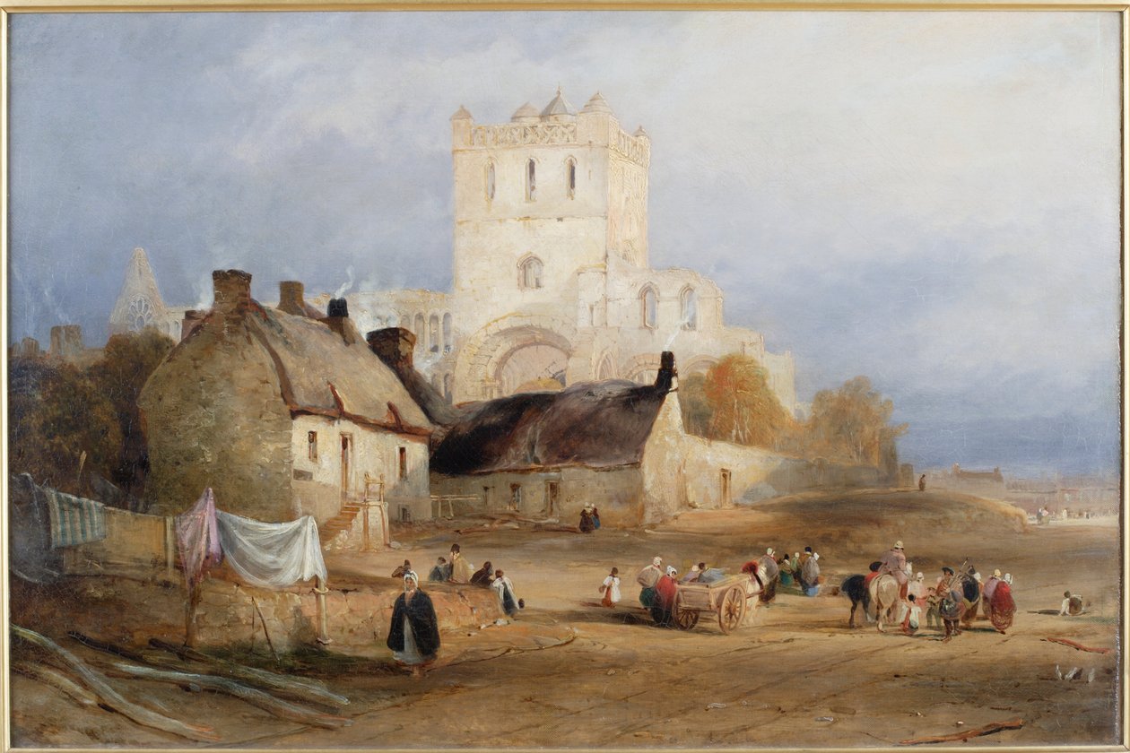 Jedburgh Abbey, ca. 1835 av Thomas Miles Richardson