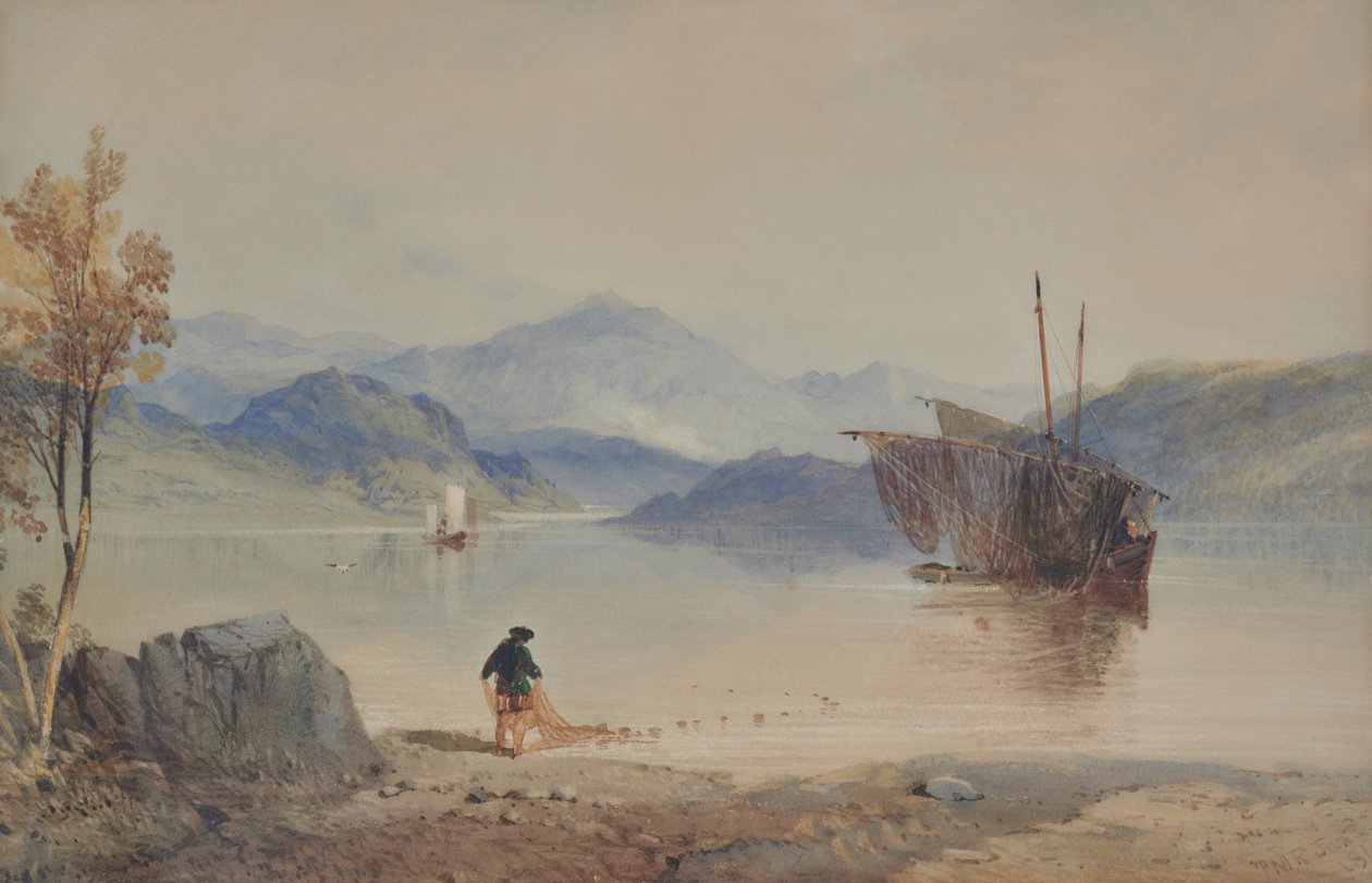 Skotske Loch av Thomas Miles Richardson