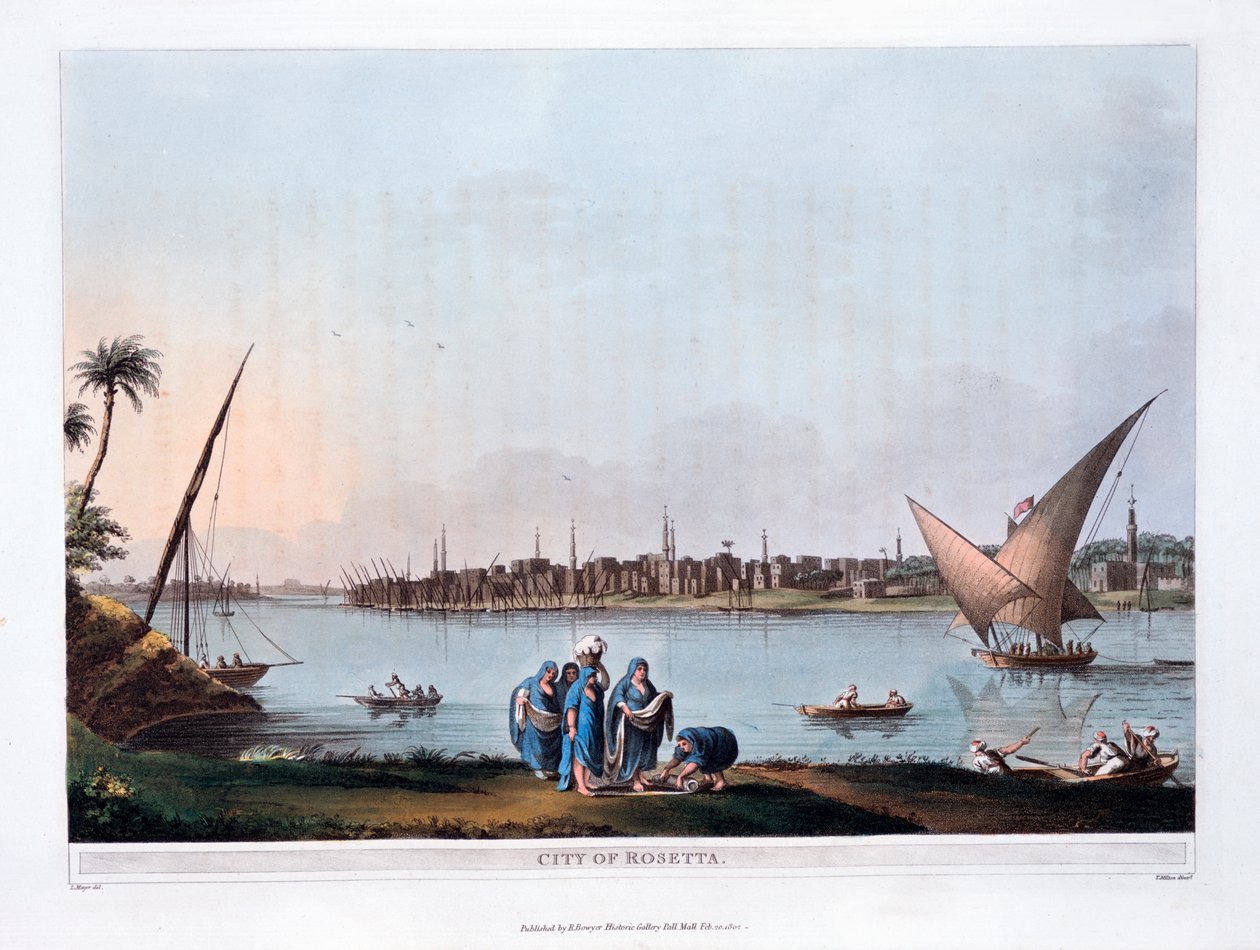 Byen Rosetta, 1801 av Thomas Milton