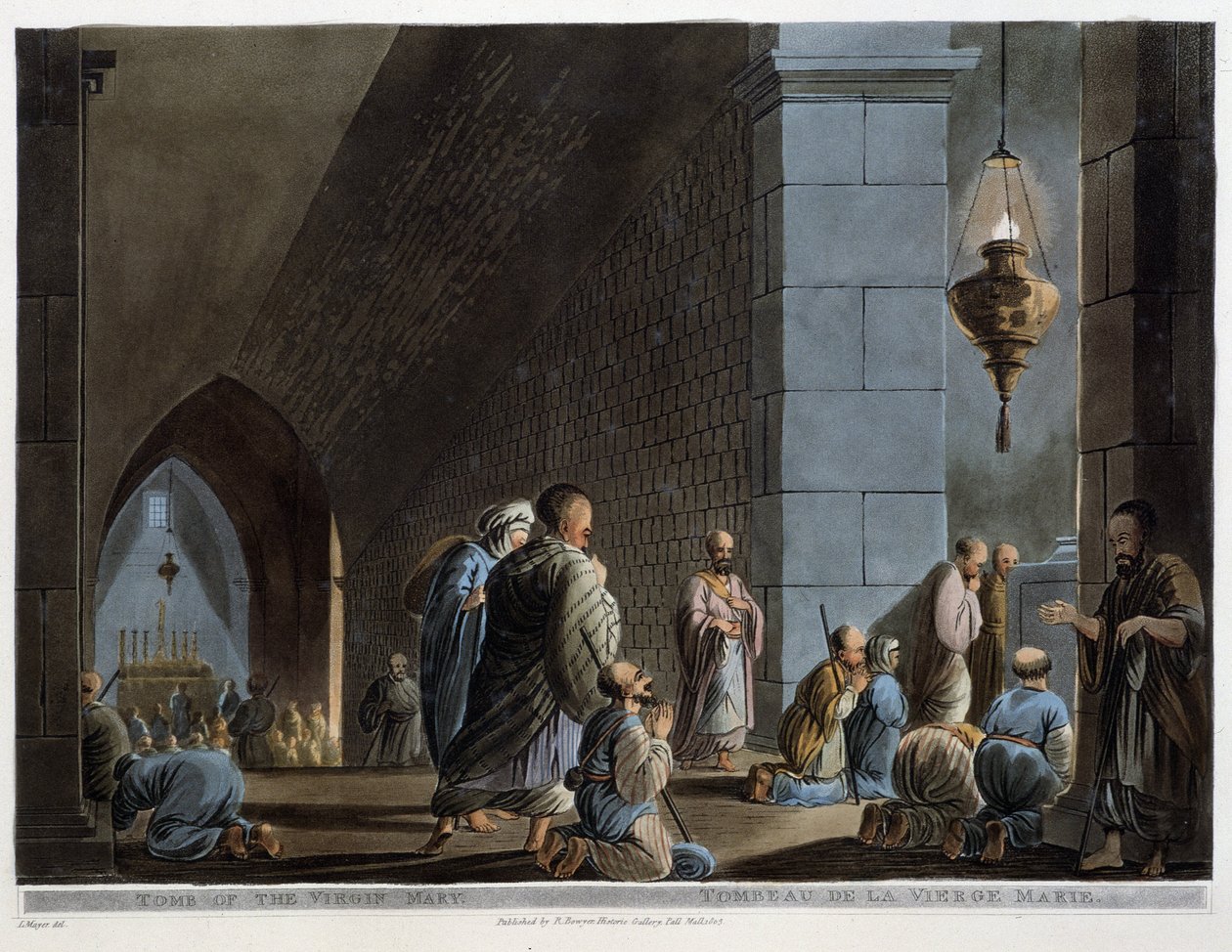 Jomfru Marias grav. I "" Visninger i Egypt" av Thomas Milton