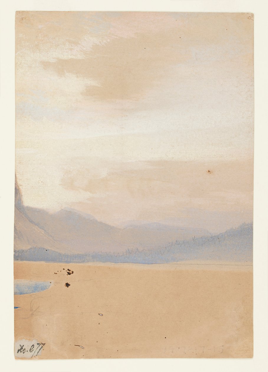 American Plains med fjellkjede i det fjerne av Thomas Moran