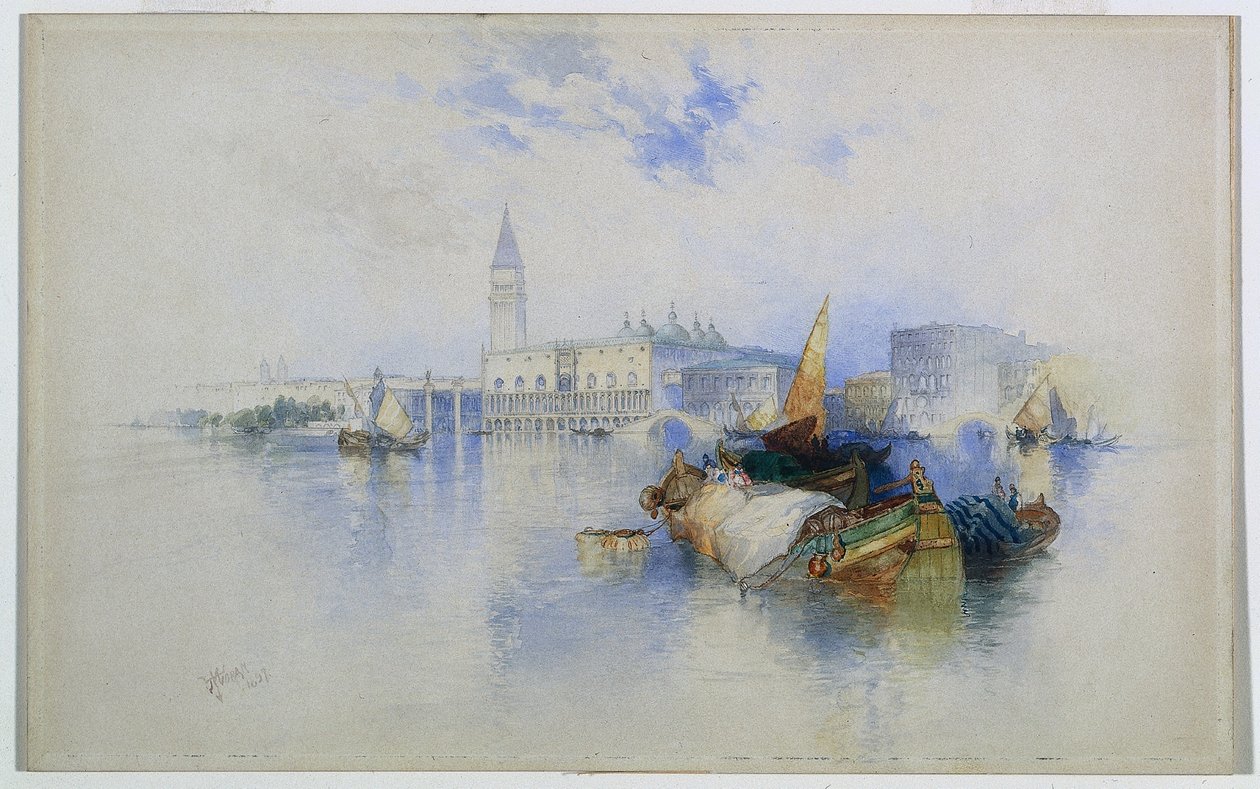 San Marco-bassenget av Thomas Moran