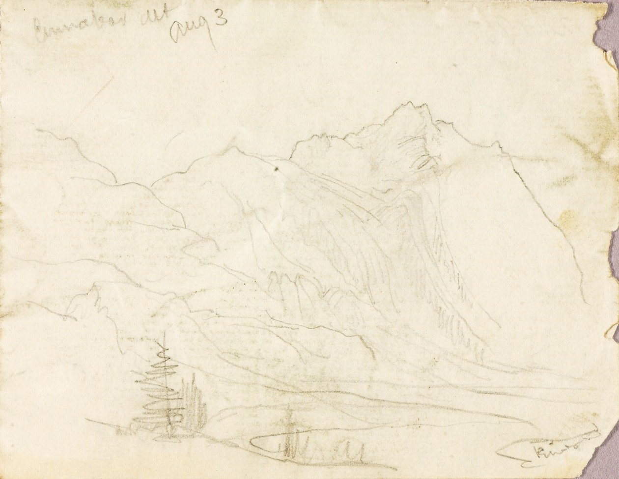 Cinnabar-fjellet av Thomas Moran