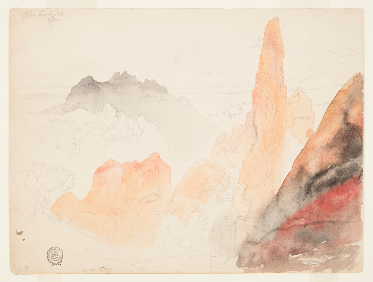 Glen Eyrie, Colorado av Thomas Moran