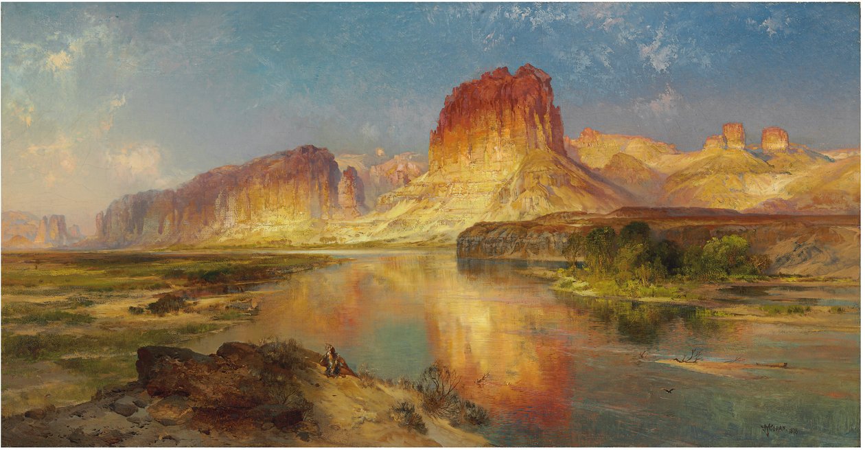 Green River of Wyoming, 1878 av Thomas Moran