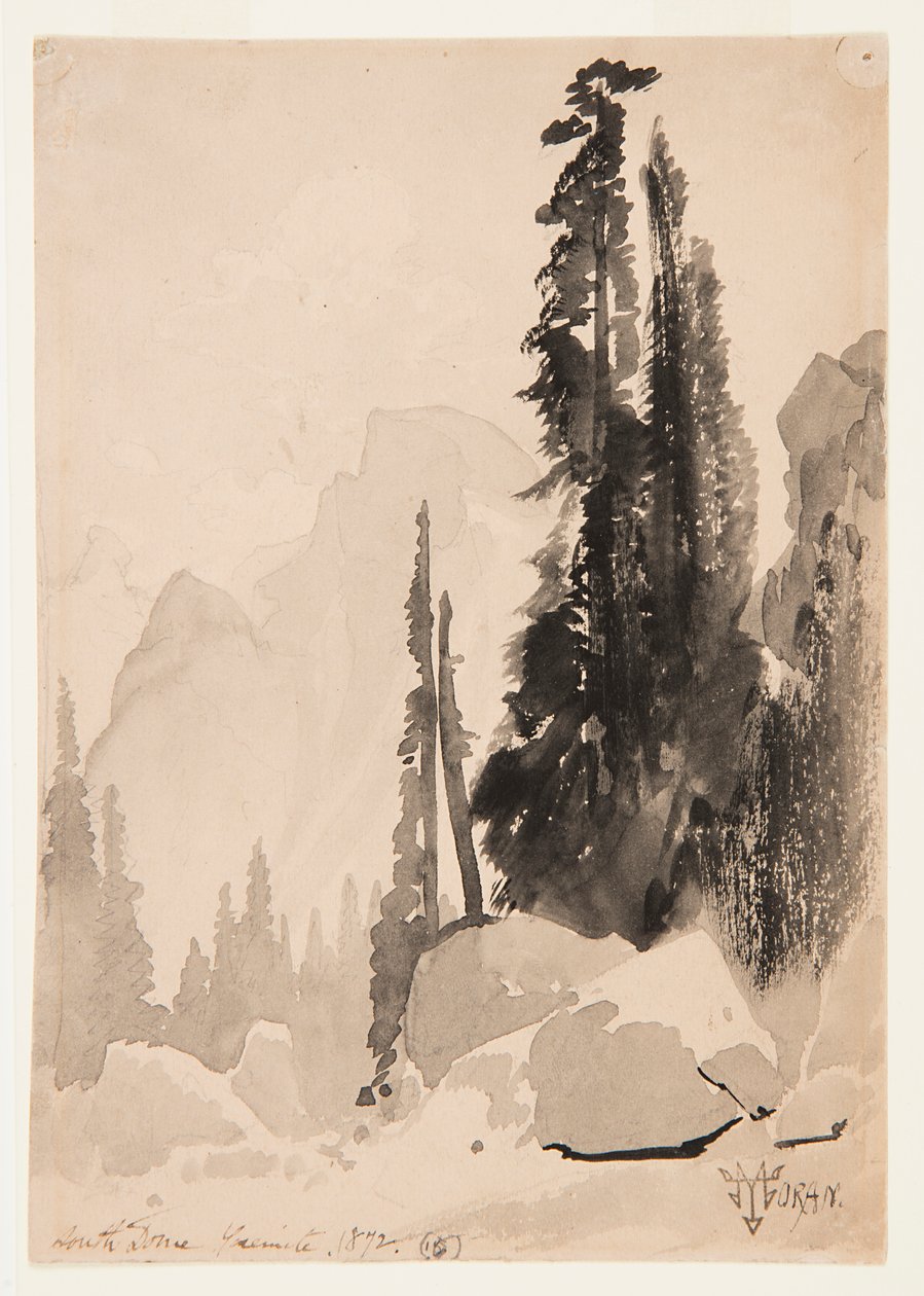 Half Dome, Yosemite av Thomas Moran