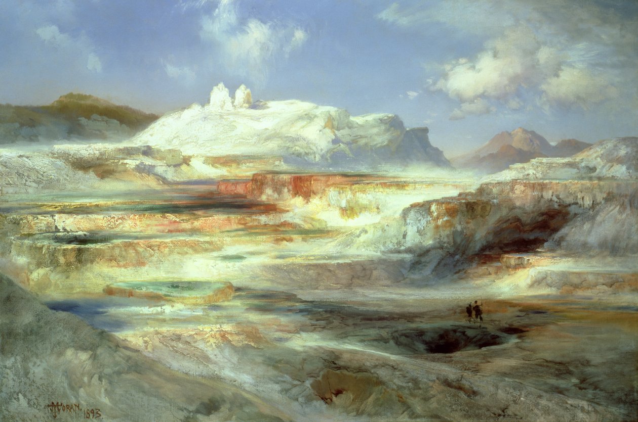 Jupiter Terrace, Yellowstone av Thomas Moran