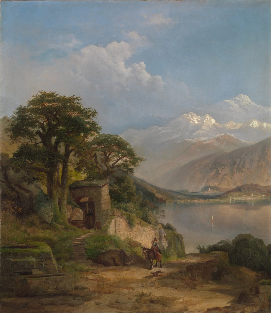 Comosjøen, 1867 av Thomas Moran