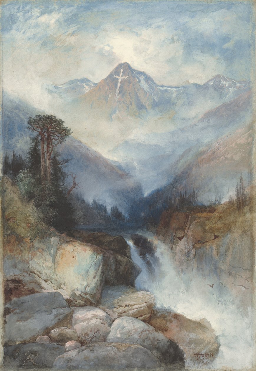Det hellige kors fjell av Thomas Moran