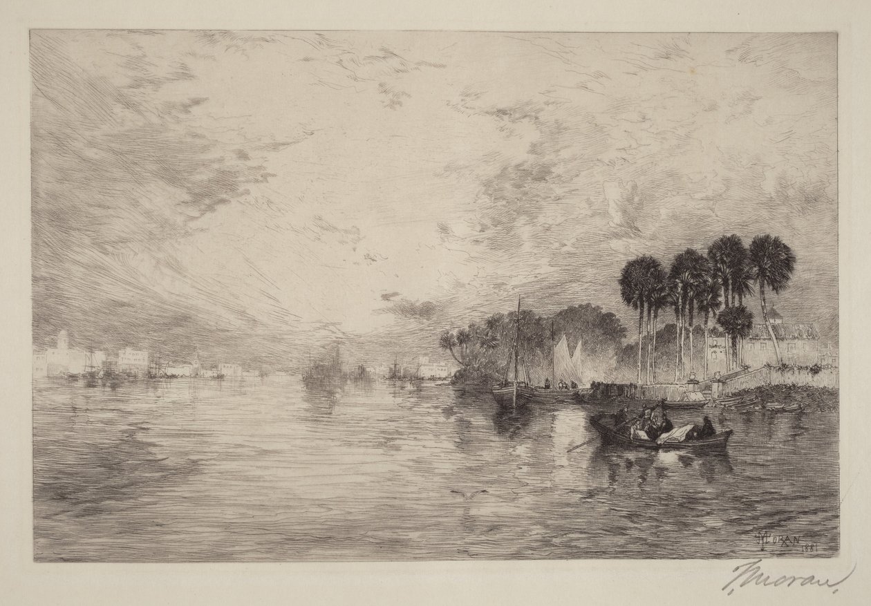 St. Johns-elven, Florida av Thomas Moran