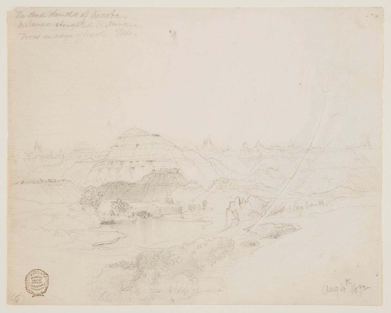 De dårlige landene i Dakota av Thomas Moran