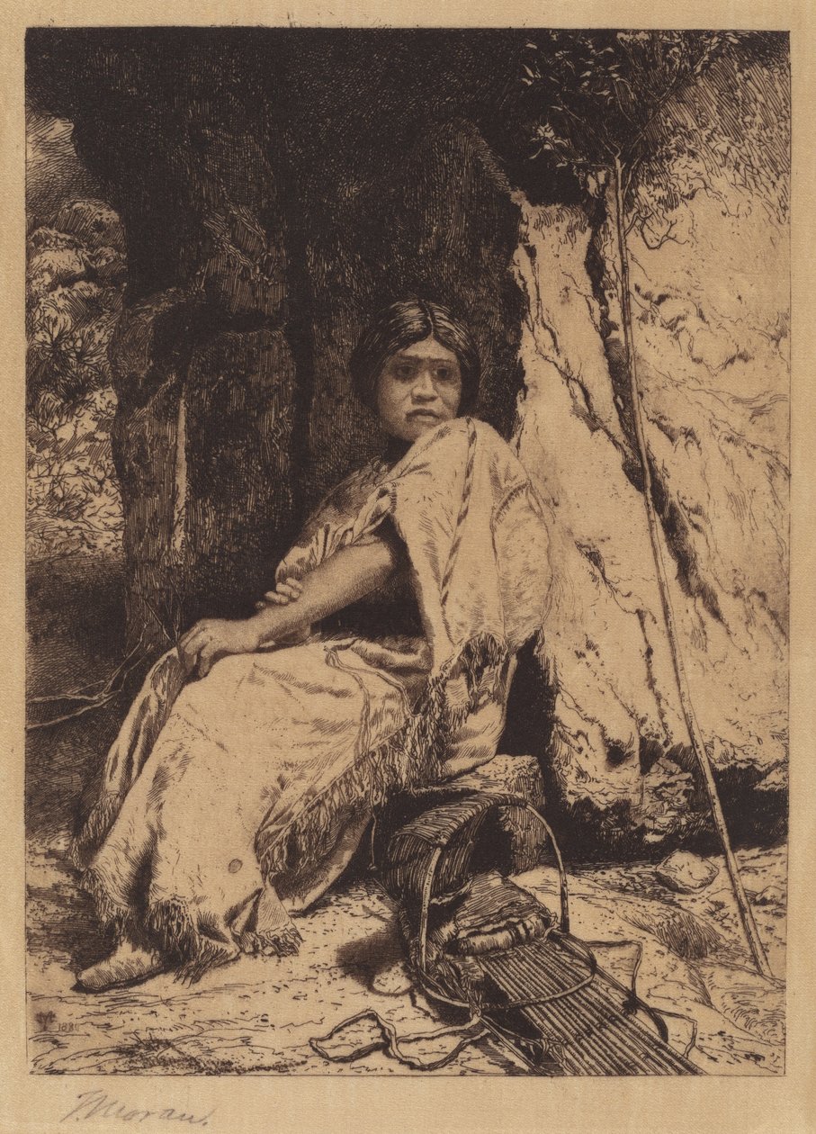Den tomme vuggen av Thomas Moran